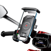 Universal Waterproof Aluminum Alloy Base Mobile Phone Holders One-click Quick Release Bicycle Phone Holder
