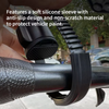 Waterproof Flexible Plastic Bike Handlebar Clamp Stand Mobile Phone Holder Replacement Accessory for Cycling & Bicycle Riding