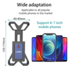 Universal Bicycle & Motorcycle Phone Holder with 360 Degree Rotation Shockproof Flexible for Riding