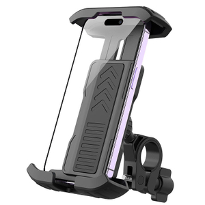 High Quality Bicycle Phone Holder, 360 Degree Knob Base, Shock-absorbing Motorcycle Riding Navigation Phone Holder