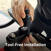 Waterproof Flexible Plastic Bike Handlebar Clamp Stand Mobile Phone Holder Replacement Accessory for Cycling & Bicycle Riding