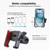Adjustable Manual Clip Phone Holder for Motorcycle Smart Phone Holder for Biking Rotation Golf Cart Phone Stand