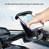 High Quality Bicycle Phone Holder, 360 Degree Knob Base, Shock-absorbing Motorcycle Riding Navigation Phone Holder