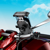Universal Waterproof Aluminum Alloy Base Mobile Phone Holders One-click Quick Release Bicycle Phone Holder