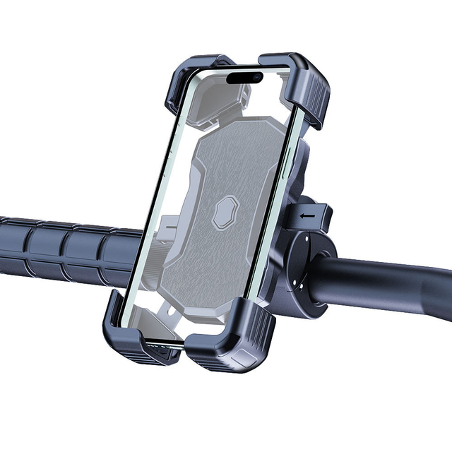 Full Protection Auto Lock Button 360 Rotation Bicycle Motorcycle Phone Holder Universal Bike Phone Mount for 4-7 Inch Cell Phone